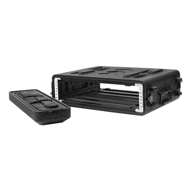 プロセッサーマイク収納用PE 15インチ深さ2Uラックエンクロージャケース